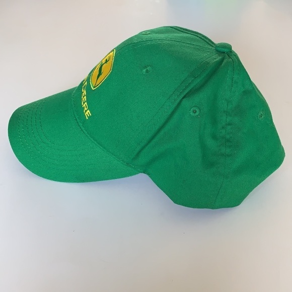 John Deere Snap Back Cotton Hat Green - Picture 2 of 6